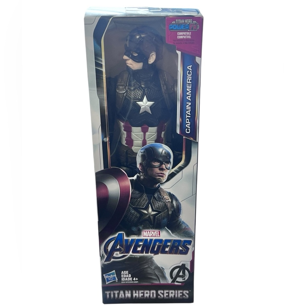 Marvel Avengers Titan Hero Series Captain America Action Figure 12” NIB